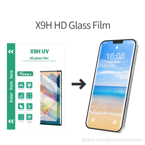 Uv Curing Hydrogel Film Ultra HD Full Coverage UV screen protector Film Supplier
